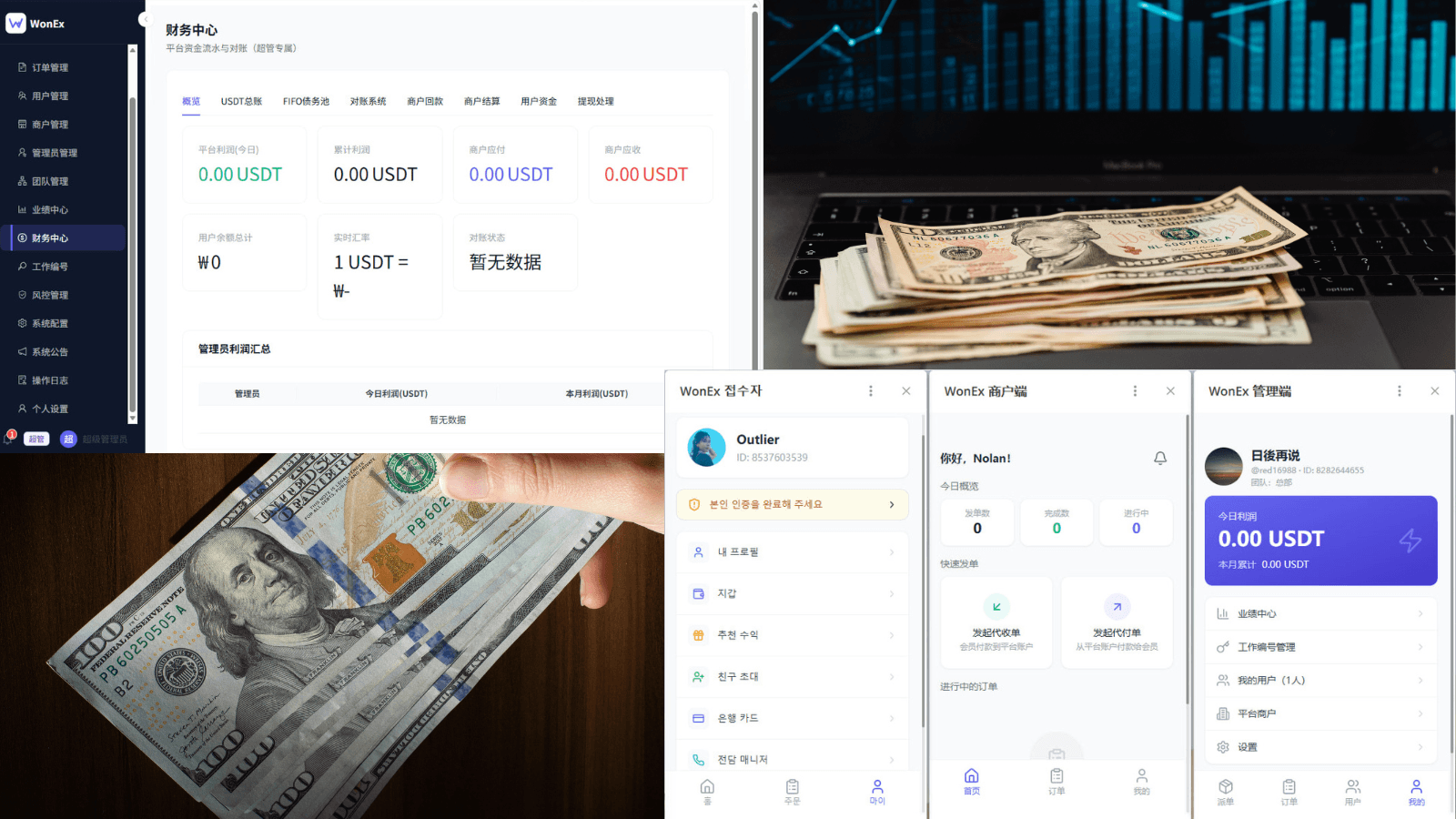 Wonex · 跨境支付结算平台